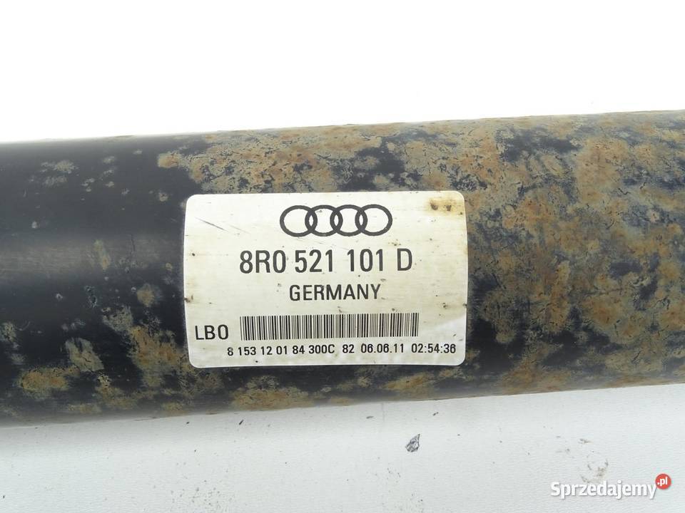 WAŁ NAPĘDOWY TYŁ TYLNY MANUAL 4X4 QUATTRO