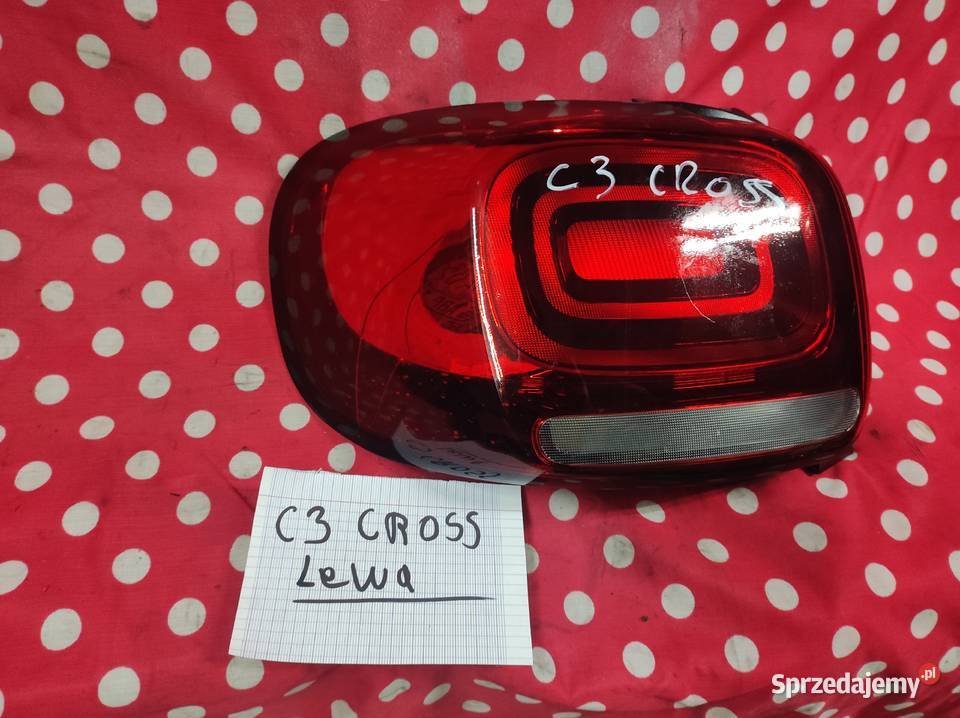 Lampa EU C3 Aircross Lewy Tył lewa tylna tylnia Krotoszyn sprzedam
