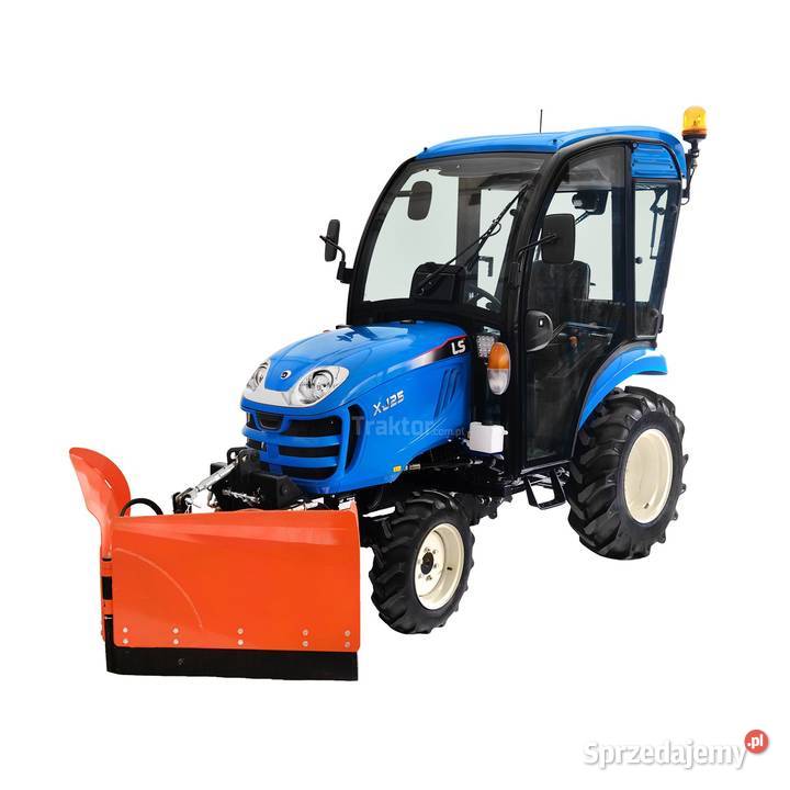 LS Tractor XJ25 MEC 4x4 244 CAB pług do śniegu