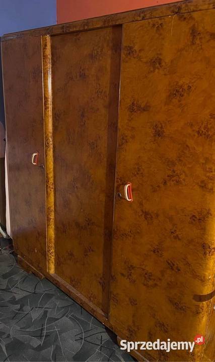 Stara szafa dębowa antyk lata 50te 180 Mosina