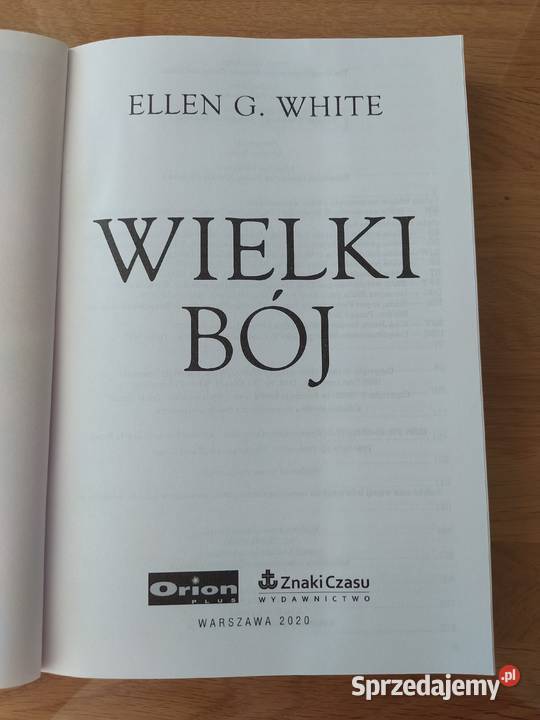 WIELKI BÓJ Ellen G White Hajnówka