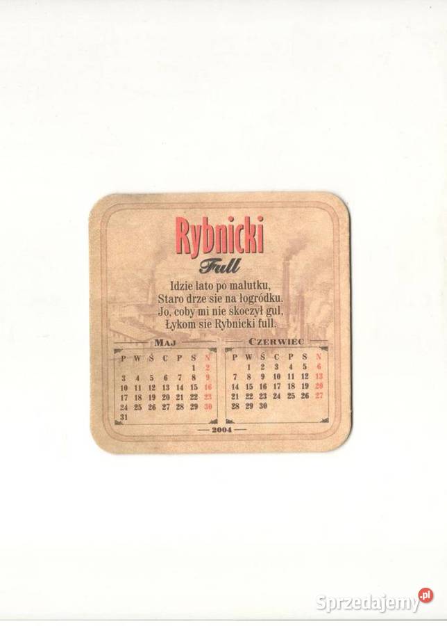 Rybnicki podstawka do piwa 3