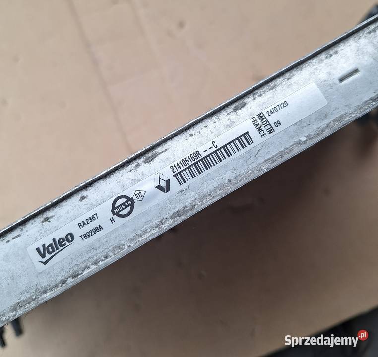 Chłodnica wody Renault Megane IV GT oryginał