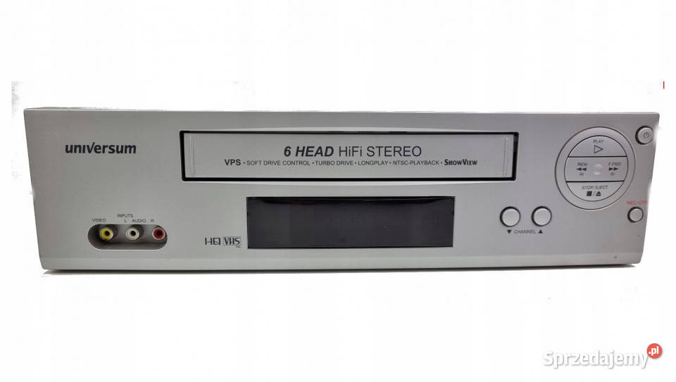 Video magnetowid UNIVERSUM VR 2928 6 head VHS Magnetowidy Międzychód