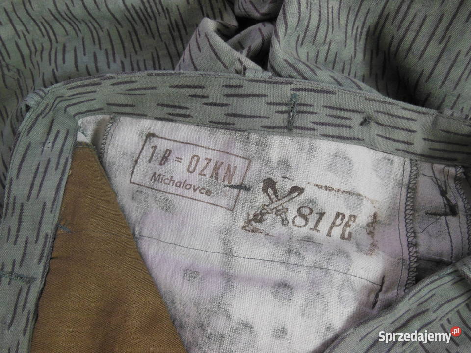 Mundur Deszczyk Armii Czechosłowacji Kurtka i