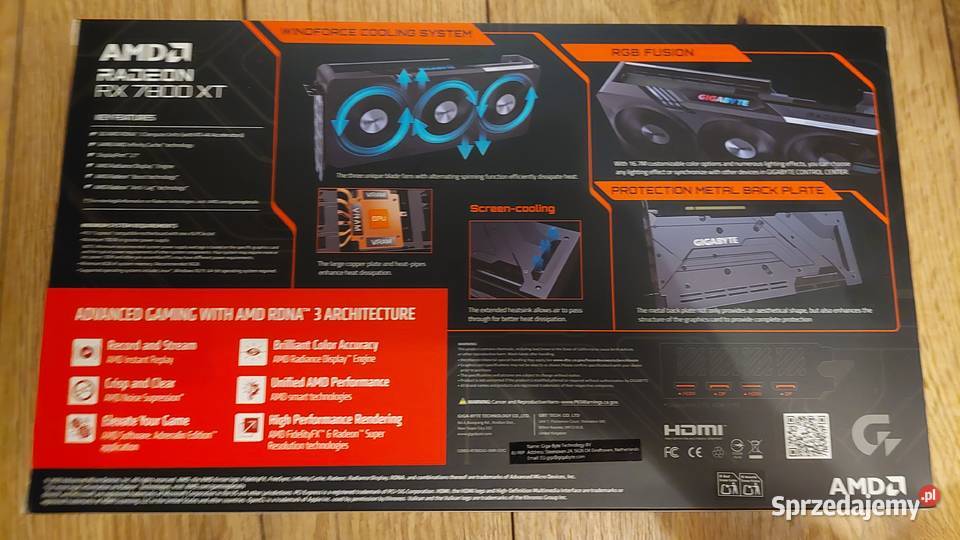 Karta graficzna Gigabyte RX 7800XT 16GB GDR6 Siemianowice Śląskie
