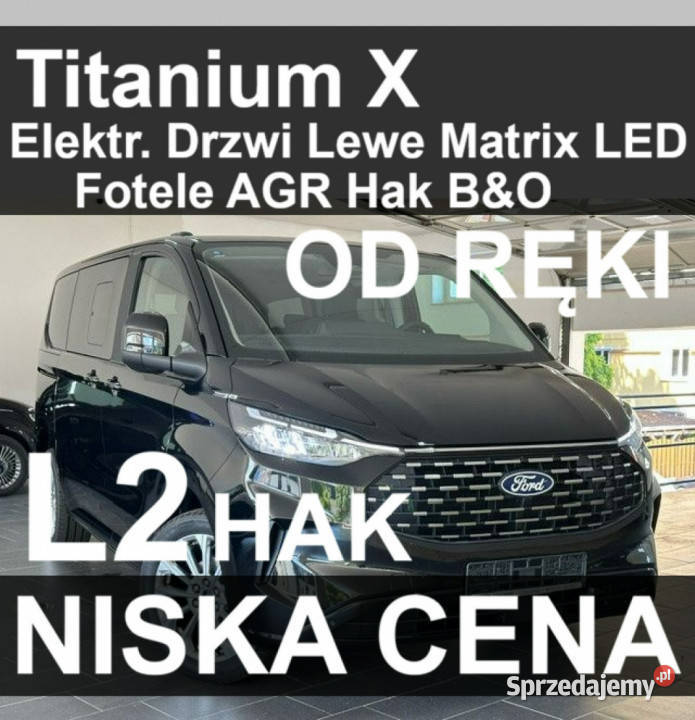 Ford Tourneo Custom Titanium X 170 LElektr Drzwi elektrochrom. lusterko wst. Tourneo Custom