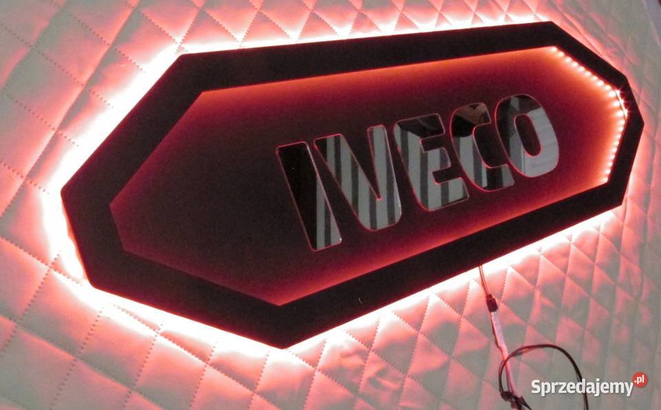 Tablica LED IVECO RGB 98x28 podświetlana wielkopolskie Kobierno