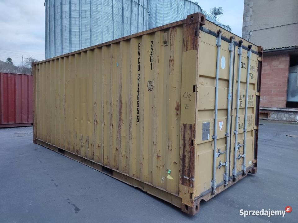 Kontener morski magazynowy 20DV 6 metrowy pomorskie sprzedam