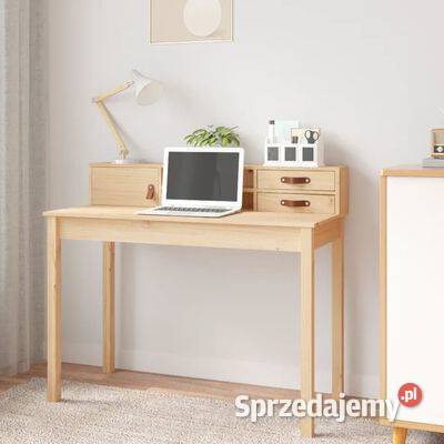 vidaXL Biurko 110x50x93 lite drewno Warszawa sprzedam