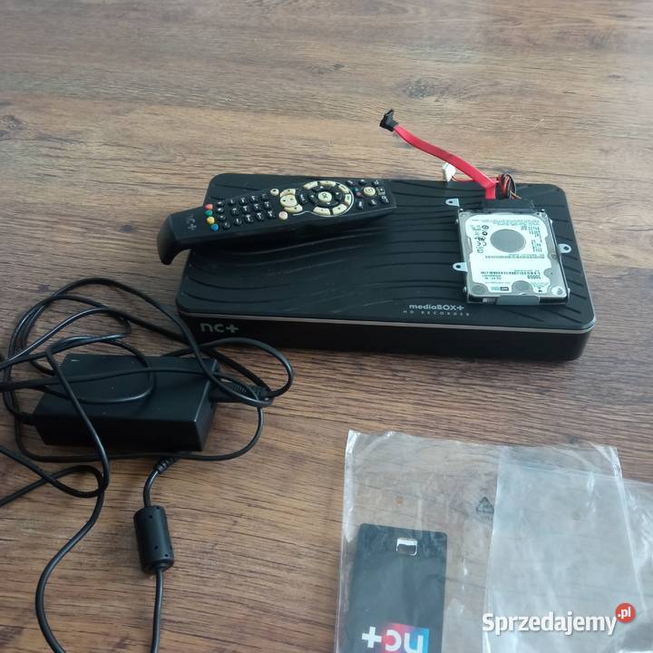 Dekoder nc media box HD recorder dysk 500 giga Tunery
