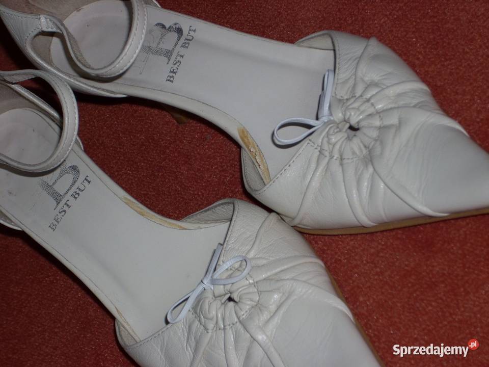 BEST BUT szkórzane buty szpilki 36 vintage inna Nowy Sącz