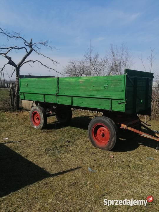 Przyczepa dwuosiowa rolnicza nieuszkodzony