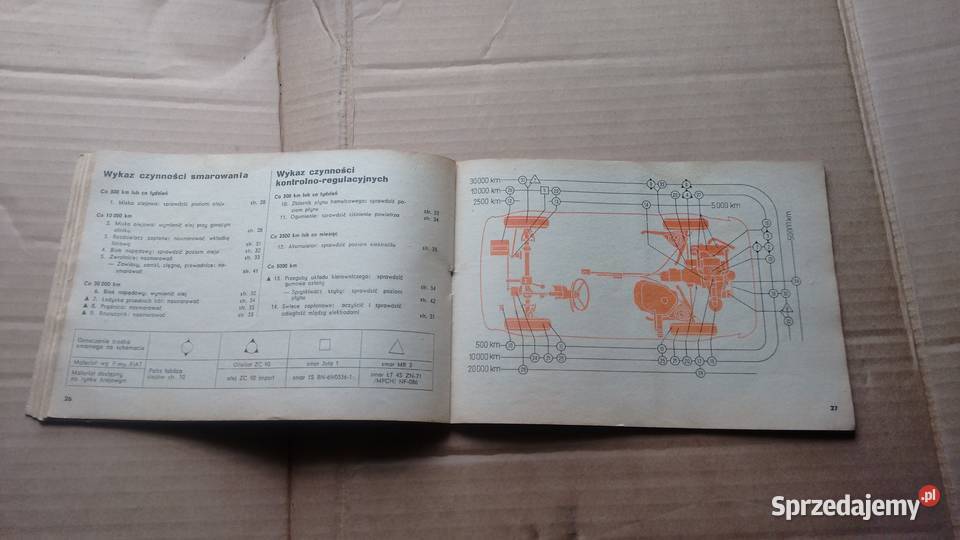 Fiat 126 p instrukcja obsługi z 1977