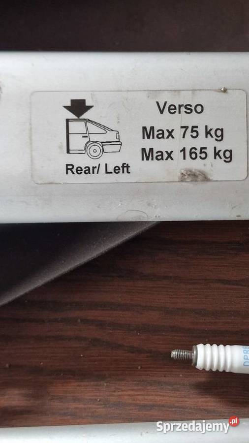 belki bagażnika Toyota Verso Olesno