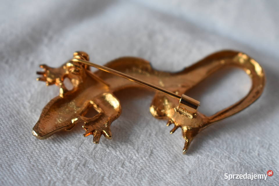 Broszka vintage PRL Warszawa