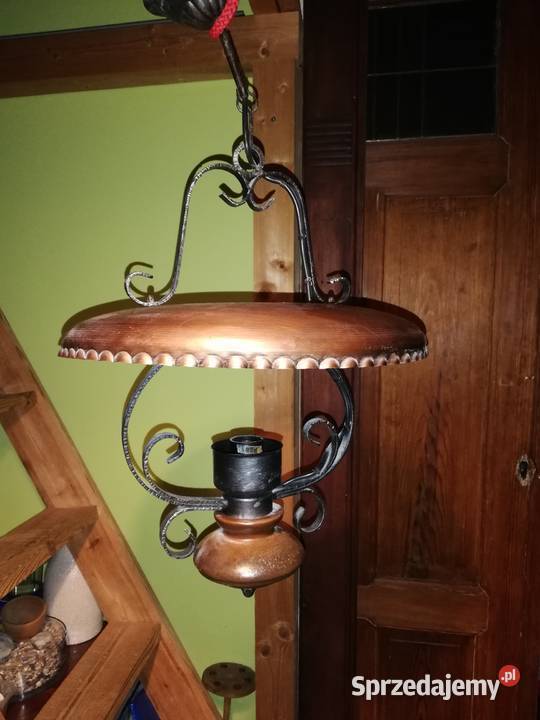 Stara lampa wisząca elektryczna Elbląg sprzedam