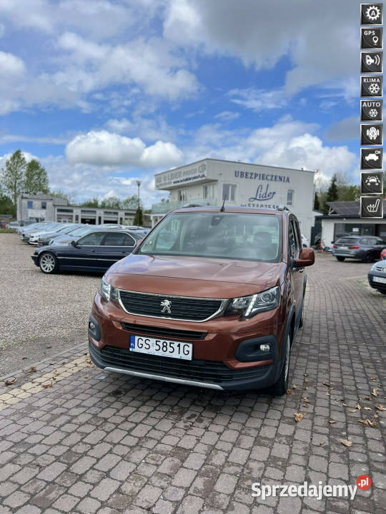 Peugeot RIFTER Peugeot Rifter Automat stan kurtyny powietrzne Słupsk