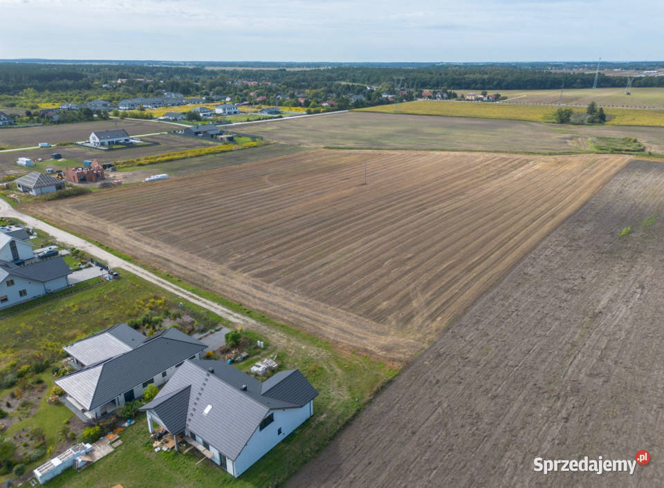 Działka budowlana 1102 m2 Sierosław Tarnowo utwardzona