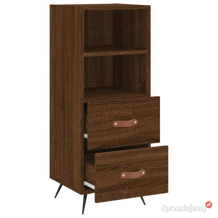 Szafka brązowy dąb 345x34x90 materiał Warszawa