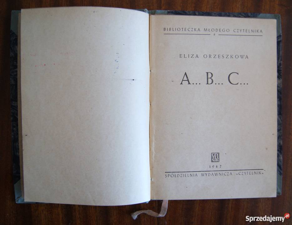 Eliza Orzeszkowa A B C 1947 Parczew