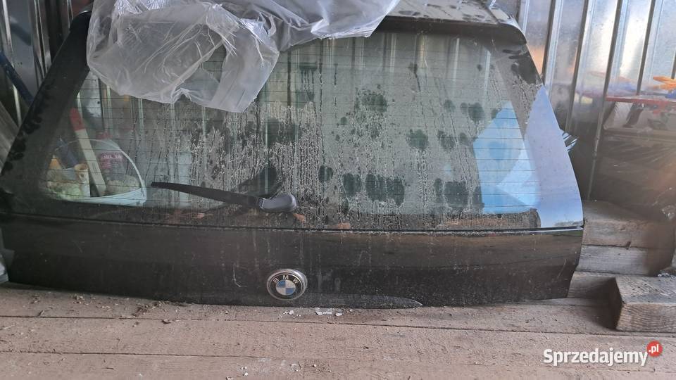 Klapa tyl BMW X5 E53 czarna Klapy bagażnika Lubaczów