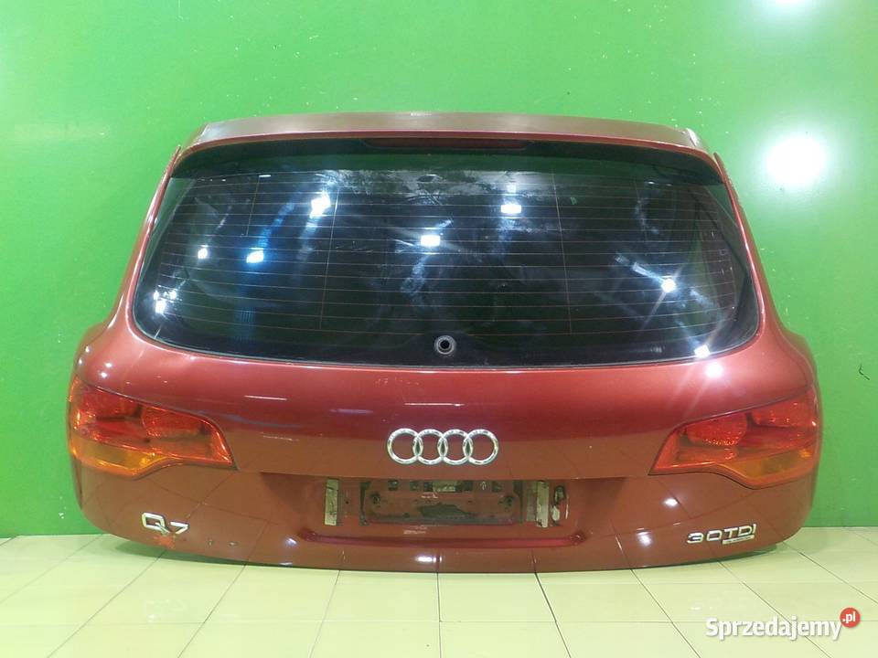 AUDI Q7 4L SLINE 30 TDI 06r 5D klapa tyl