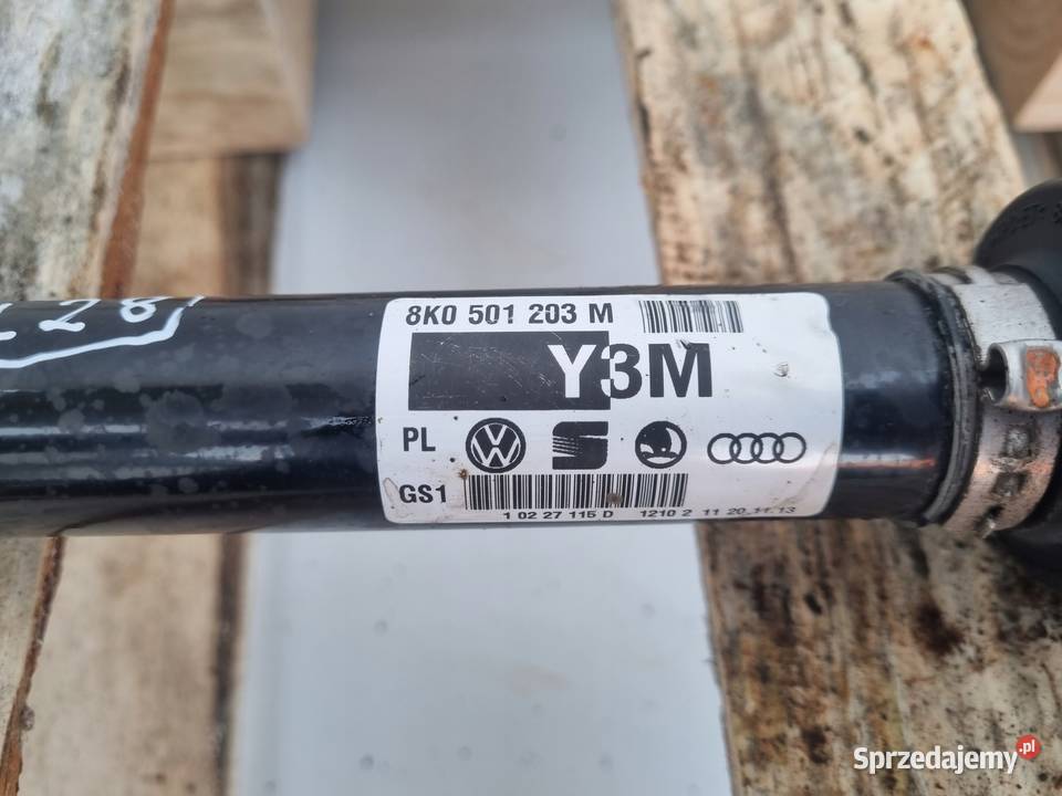 PÓŁOŚ Audi A4 B8 20 TDI LEWA TYLNA półośka lewy osobowe Chełm