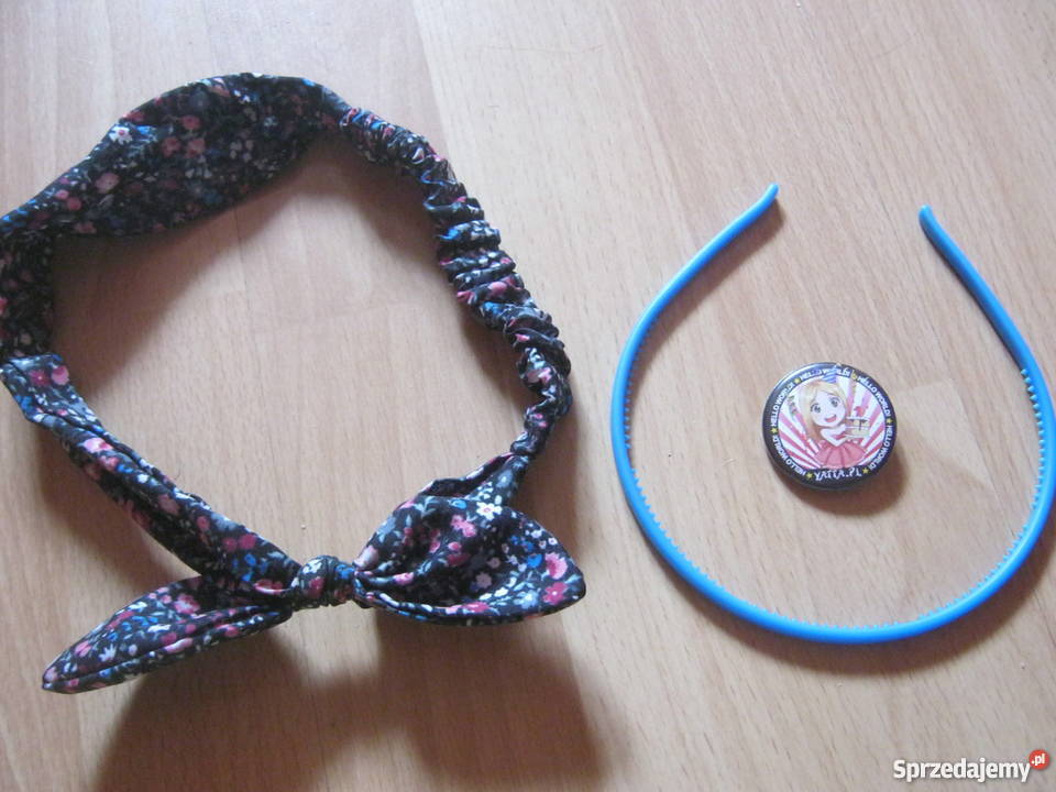 Opaski do włosów przypinka