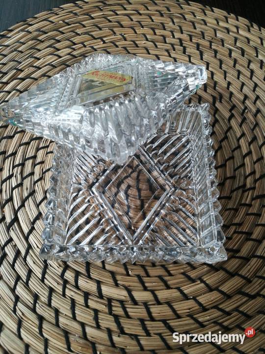 Kryształowe puzderko szkatułka Choszczno