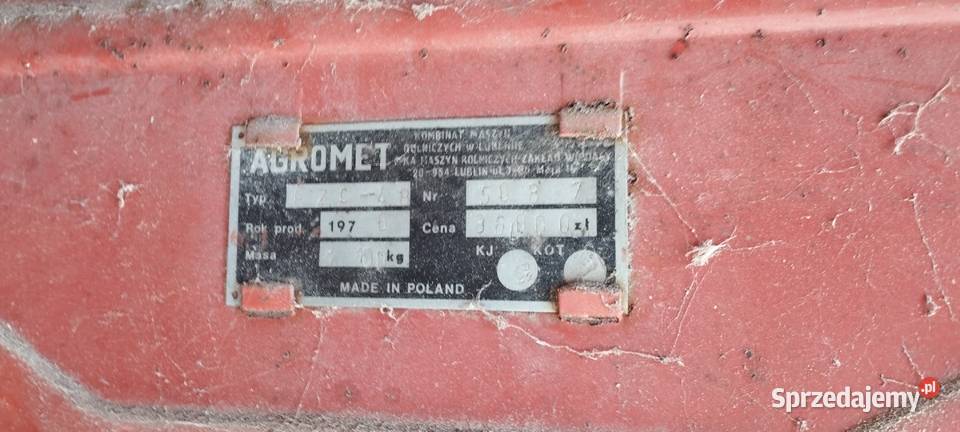 Młocarnia MZC 4B kujawsko-pomorskie Koziary