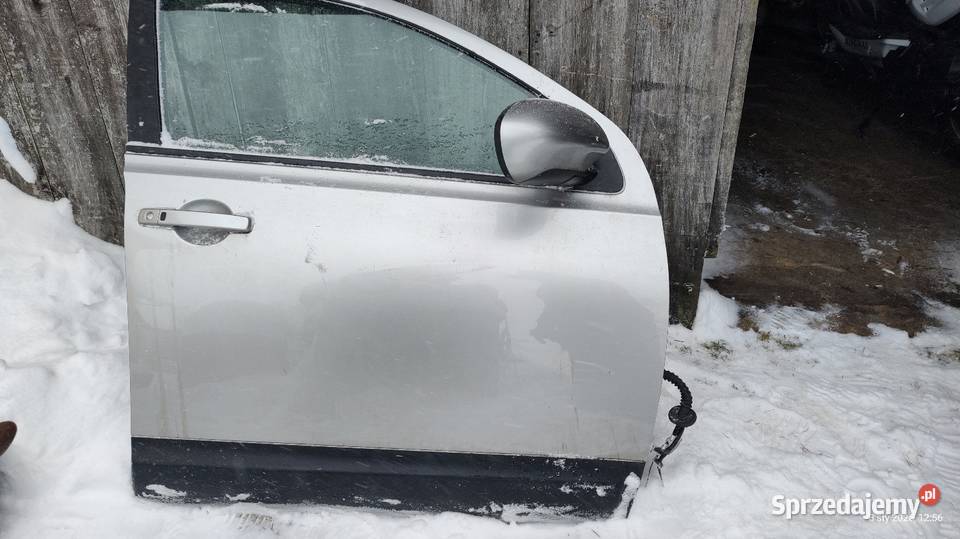 Drzwi Lewe Nissan Qashqai I j10 Srebrne Polift Drogojówka