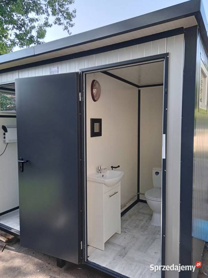 Łazienka damsko męska kontener sanitarny WC Jasieniec