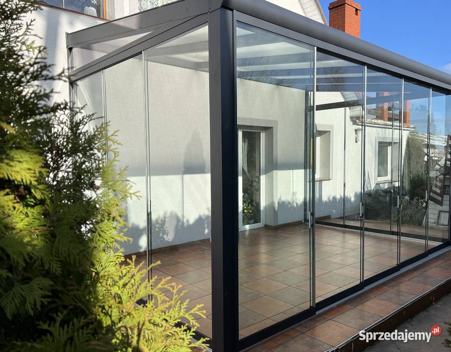 Ogród zimowy szklane zadaszenie tarasu Altany i wiaty