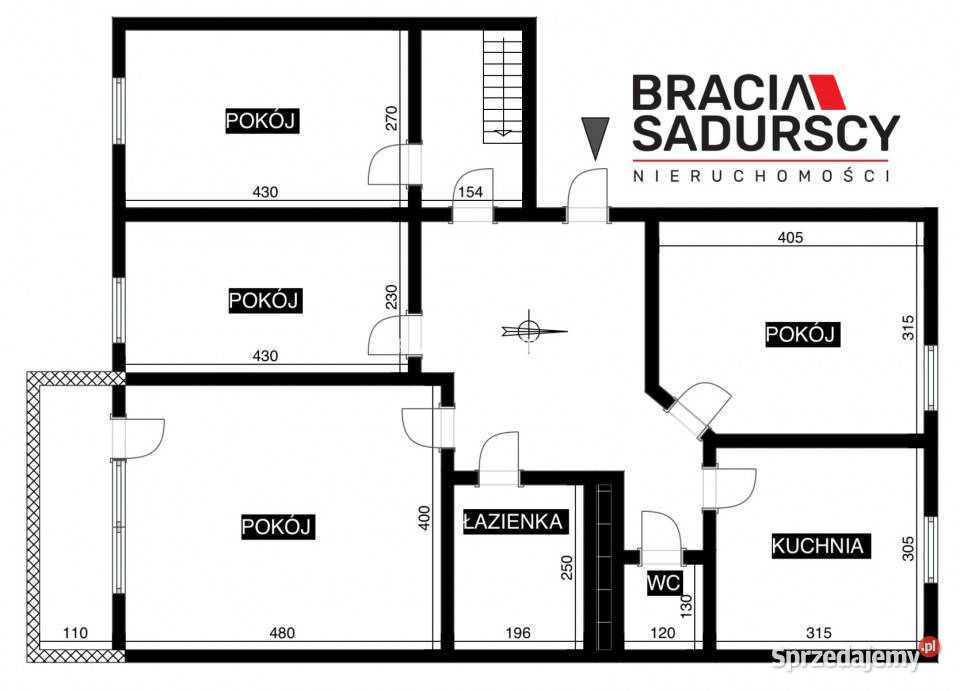 Mieszkanie 110m2 6 pokoi Kraków Kuźnicy własność