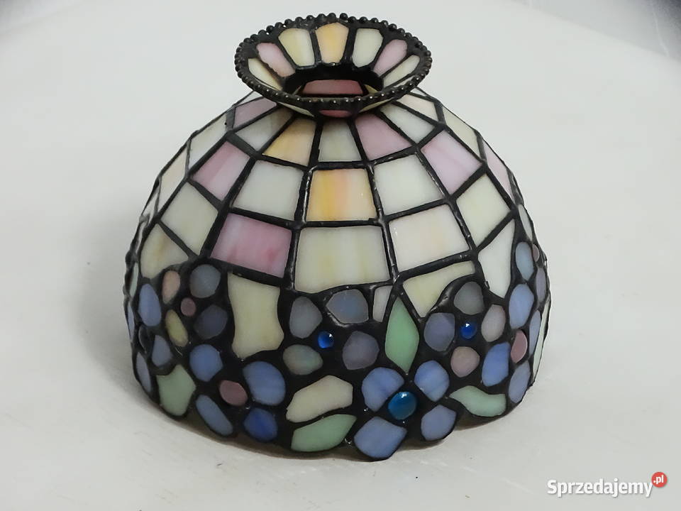 Witrażowy klosz do lampy w stylu Tiffany Biłgoraj