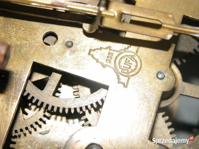 stary zegar sygnowany DUFA Zegary Gorzów Wielkopolski sprzedam