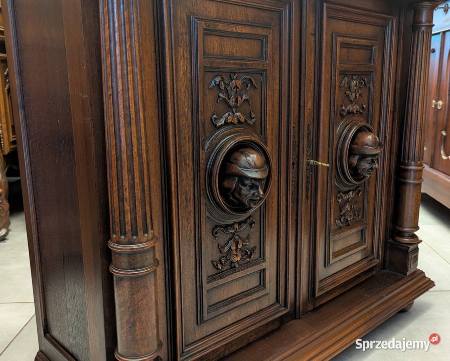 ładna komodaszafka neorenesans dąbsklep Dąbrowa Dąbrowa Górnicza