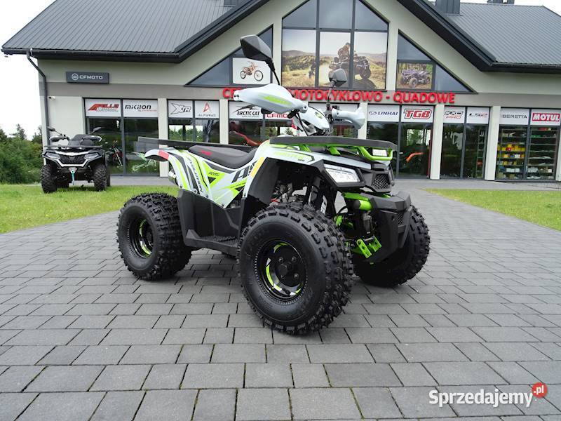 QUAD ASIX HUNTER 125 8 AUTOMAT11 SZAROLIMONKOWY