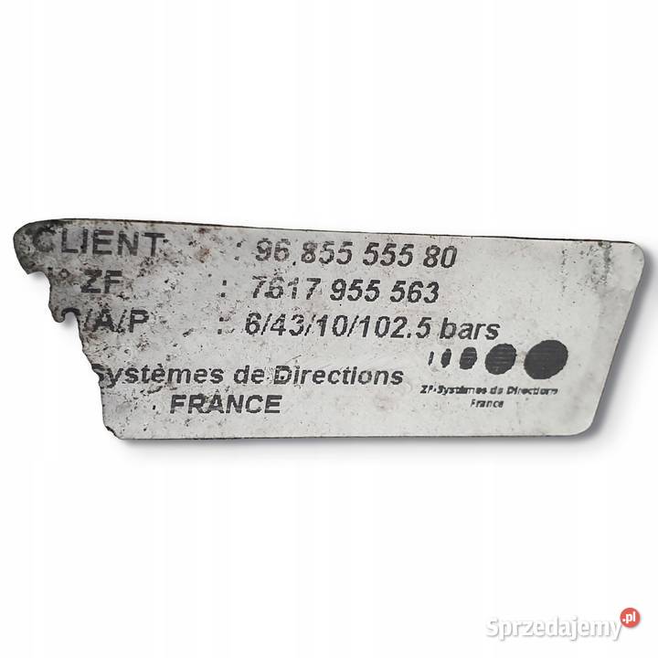 POMPA WSPOMAGANIA Partner II Citroen Berlingo Chełm