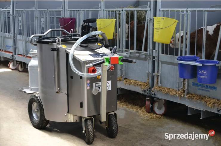 Taksówka mleczna do pojenia cieląt Hodowla bydła Częstochowa