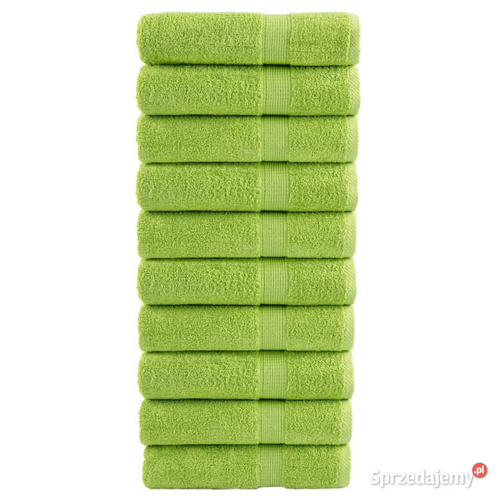 Ręczniki premium SOLUND 10 zielone 70x140 600 g Warszawa