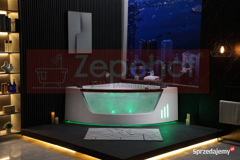 Wanna z hydromasażem EB375 narożna Grabówka sprzedam