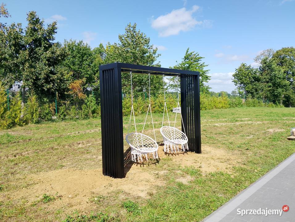 Nowoczesna huśtawka ogrodowa metal Warszawa