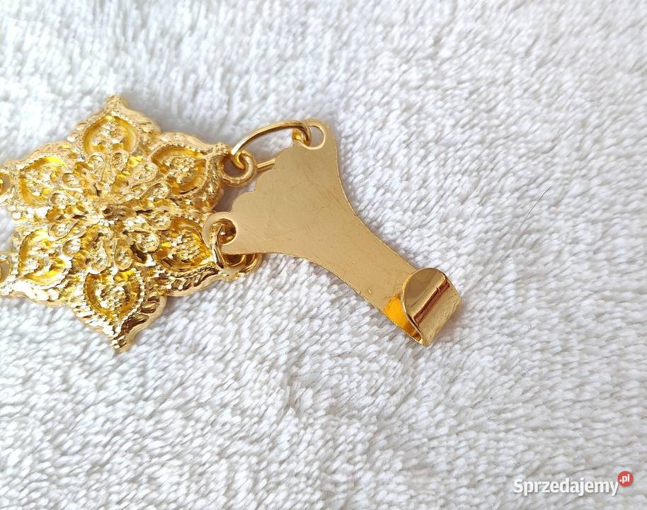 Orientalny metalowy pas pasek złoty kolor Szczecin sprzedam