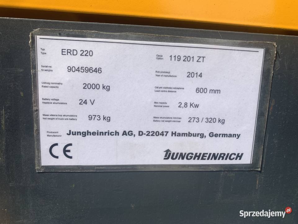 Sprzedam wózek widłowy masztowy elektryczny Katowice