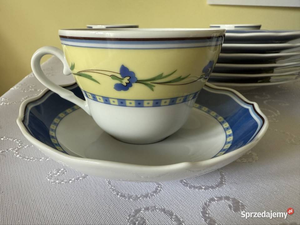 Serwis TCM Porcelana Niemiecka BiałoNiebieska 14 Czerwionka-Leszczyny