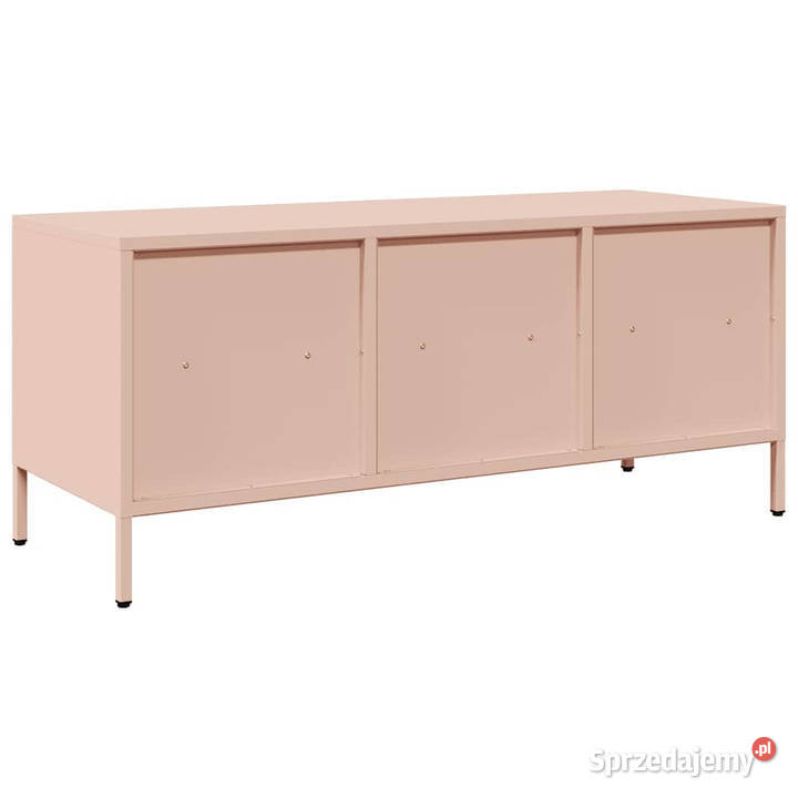 Szafka RTV różowa 1015x39x435 stal walcowana na Warszawa