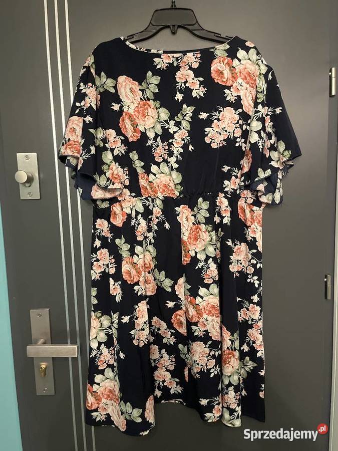 Shein Curve sukienka modny wzór kwiaty floral Spódnice i sukienki Choszczno