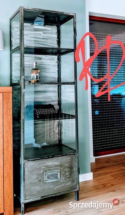 Regał witryna Loft Industrial styl 100cm Białystok